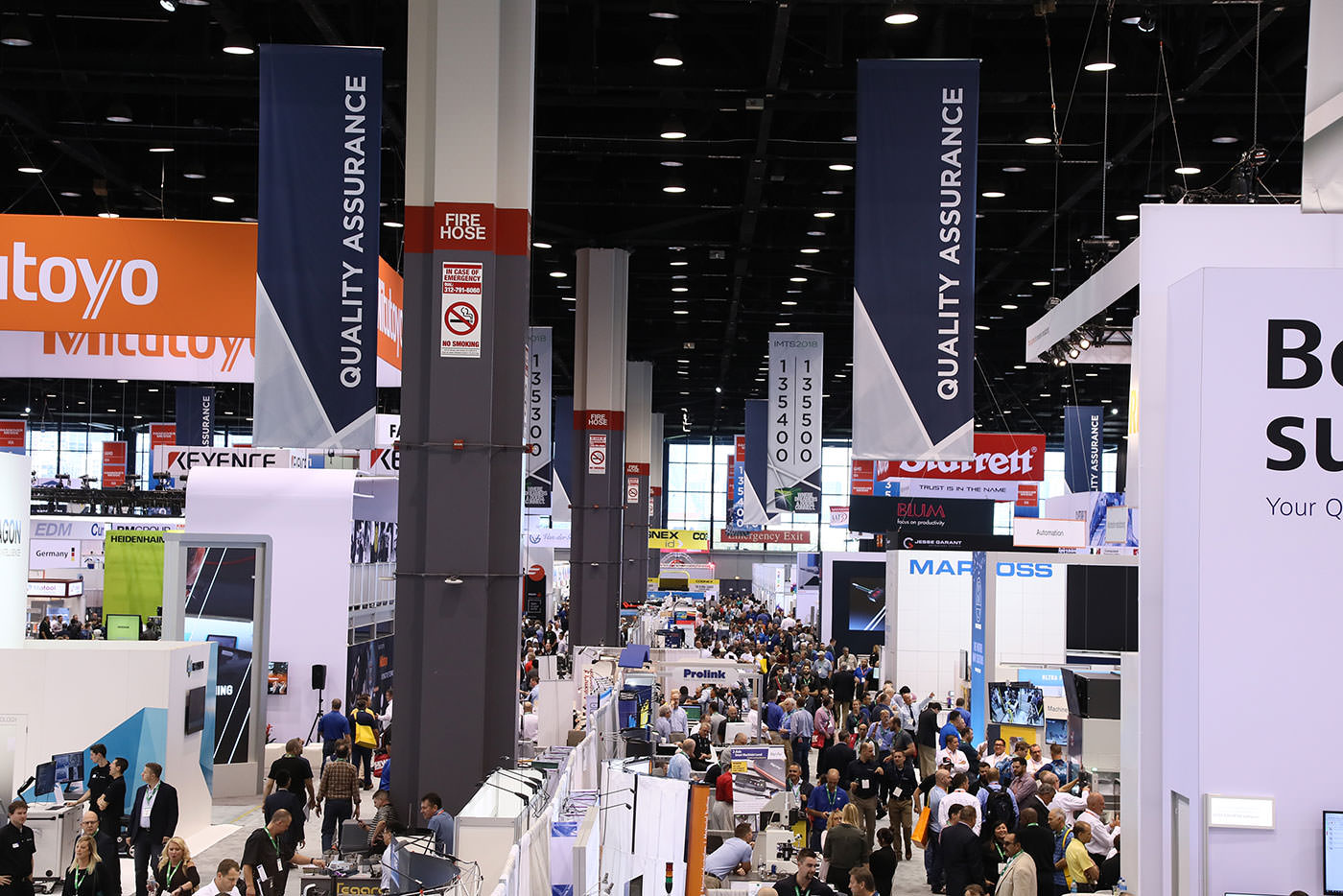 IMTS 2018 drew a record registration of 129,415 people and featured 1,424,232 sq. ft. of exhibit space representing 2,123 booths and 2,563 exhibiting companies.